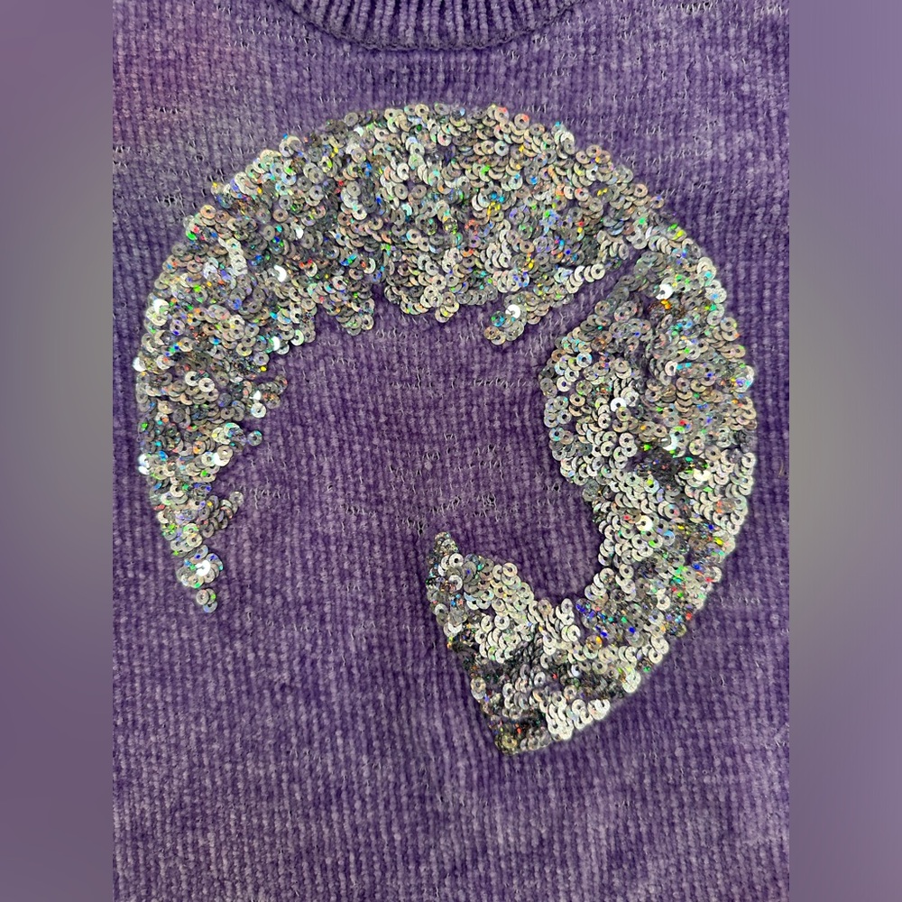 Cat & Jack Soft Knit Unicorn Sweater - Picture 3 of 5